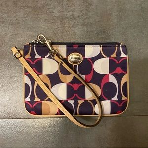 Small Coach Wristlet